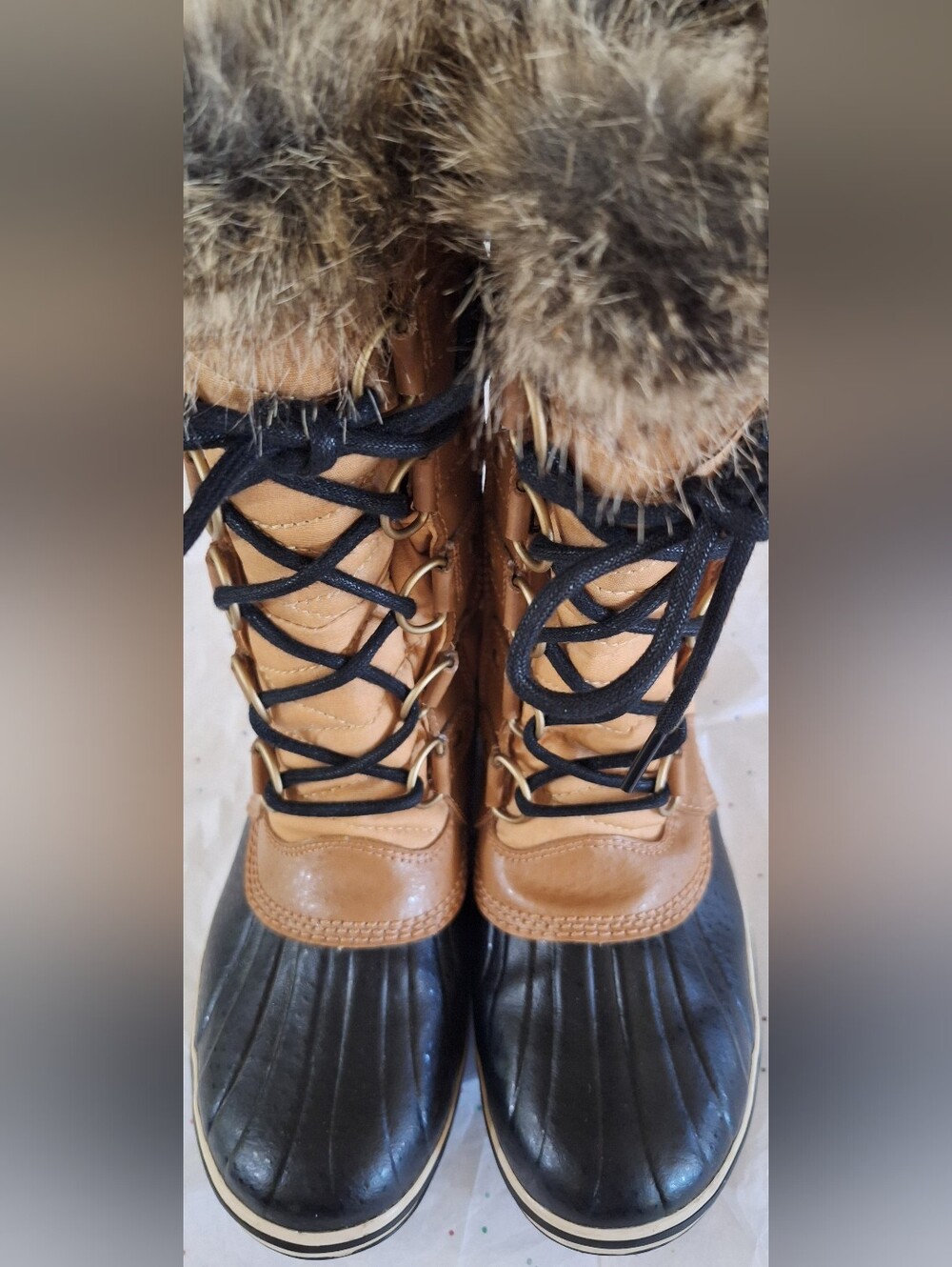SOREL Women's Tofino II Waterproof Winter Snow Boots Curry /Fawn/Black/Tan Sz7.5 - Picture 6 of 13